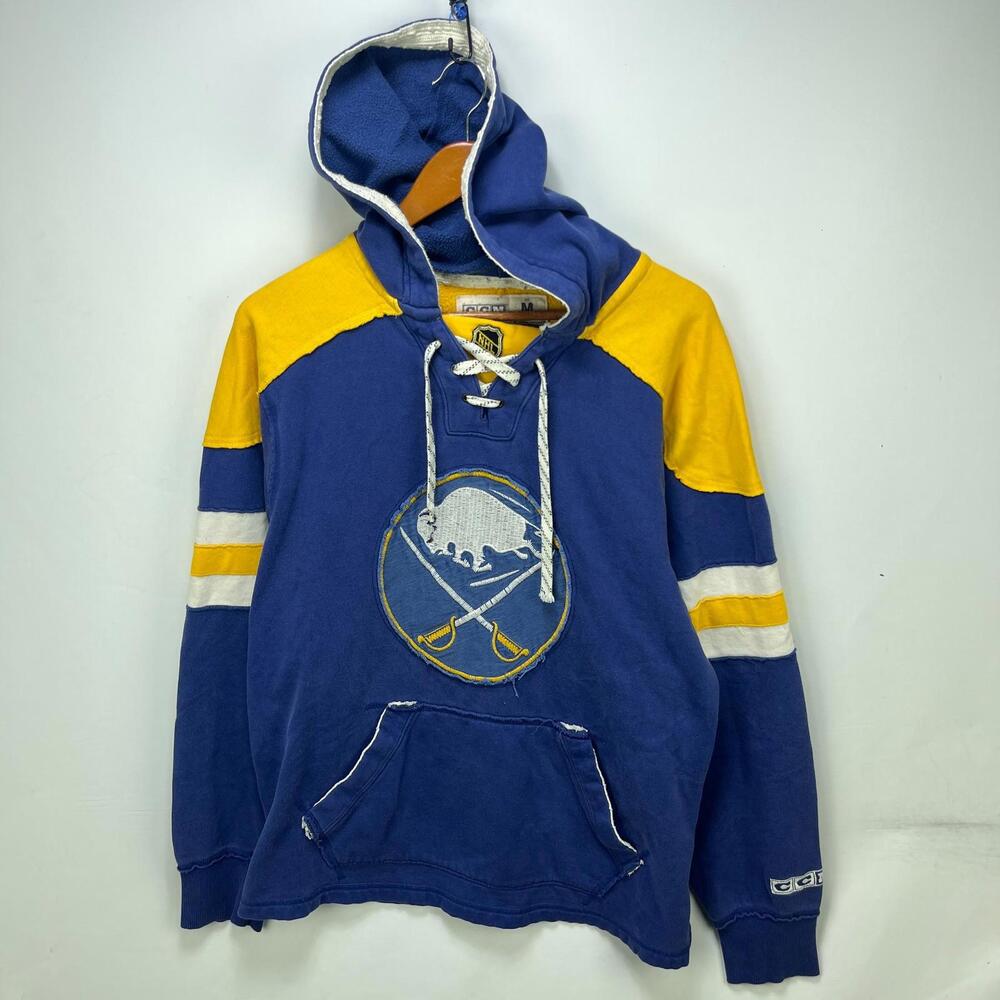 Vintage Buffalo Sabres NHL CCM Hoodie Medium